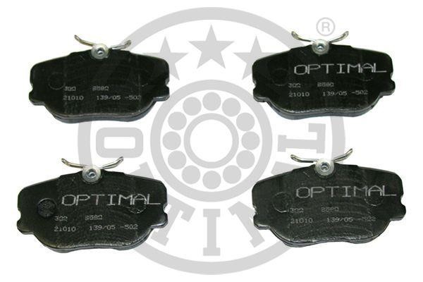 Optimal BP-09580 Гальмівні колодки передні, комплект BP09580: Купити в Україні - Добра ціна на EXIST.UA!