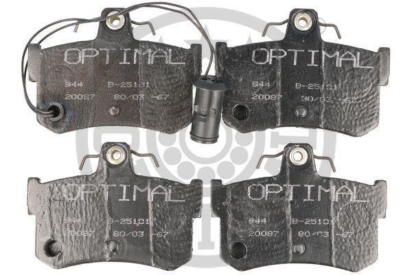 Optimal BP-09498 Гальмівні колодки передні, комплект BP09498: Купити в Україні - Добра ціна на EXIST.UA!