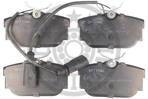 Optimal BP-10486 Гальмівні колодки задні, комплект BP10486: Купити в Україні - Добра ціна на EXIST.UA!