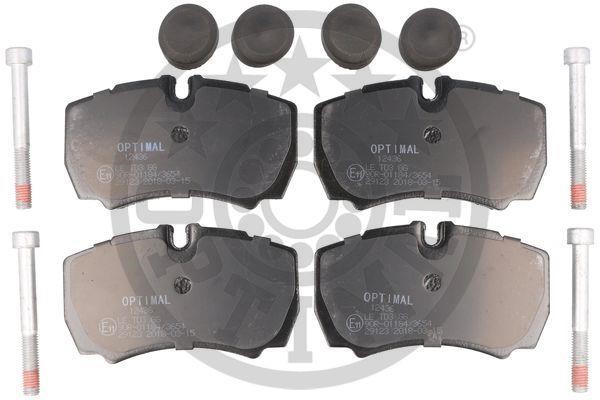 Optimal BP-12436 Гальмівні колодки передні, комплект BP12436: Купити в Україні - Добра ціна на EXIST.UA!