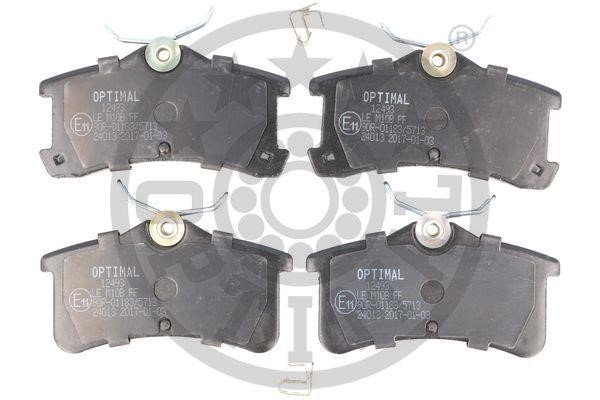 Optimal BP-12493 Гальмівні колодки задні, комплект BP12493: Купити в Україні - Добра ціна на EXIST.UA!