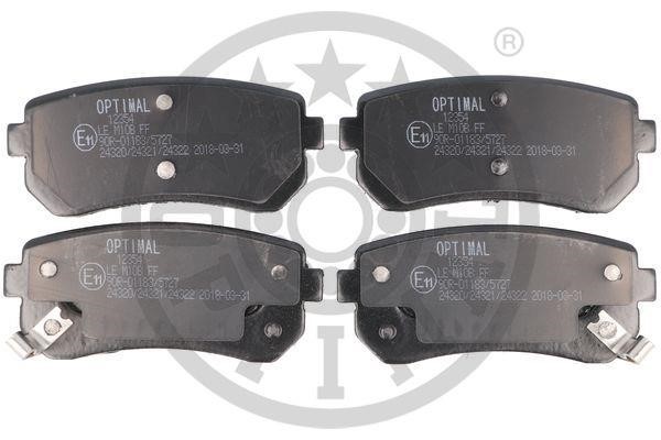 Optimal BP-12354 Гальмівні колодки передні, комплект BP12354: Приваблива ціна - Купити в Україні на EXIST.UA!