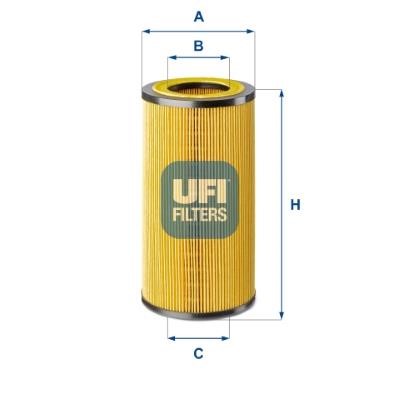 Ufi 25.234.00 Гідравлічний фільтр, автоматична коробка передач 2523400: Купити в Україні - Добра ціна на EXIST.UA!