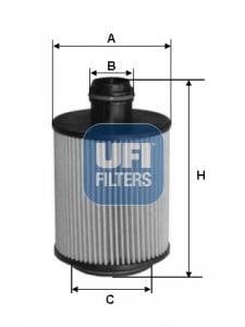 Ufi 26.104.00 Фільтр палива 2610400: Купити в Україні - Добра ціна на EXIST.UA!