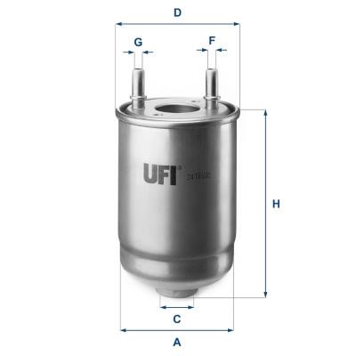 Ufi 24.186.00 Фільтр палива 2418600: Приваблива ціна - Купити в Україні на EXIST.UA!