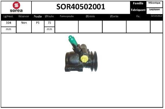 EAI SOR40502001 Насос гідропідсилювача керма SOR40502001: Купити в Україні - Добра ціна на EXIST.UA!