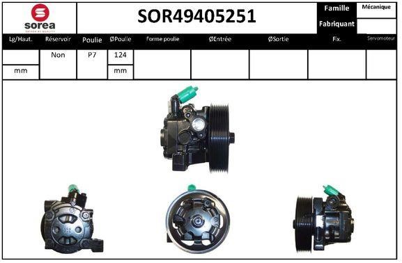 EAI SOR49405251 Насос гідропідсилювача керма SOR49405251: Купити в Україні - Добра ціна на EXIST.UA!