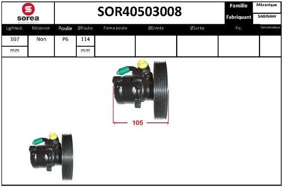 EAI SOR40503008 Насос гідропідсилювача керма SOR40503008: Купити в Україні - Добра ціна на EXIST.UA!