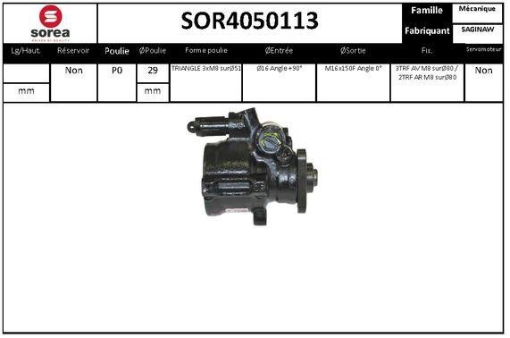 EAI SOR4050113 Насос гідропідсилювача керма SOR4050113: Купити в Україні - Добра ціна на EXIST.UA!