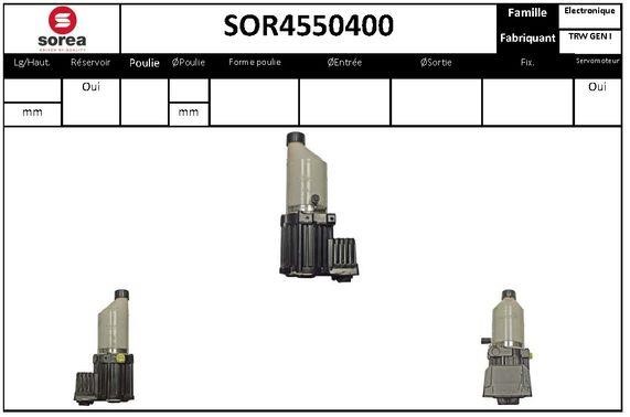 EAI SOR4550400 Насос гідропідсилювача керма SOR4550400: Купити в Україні - Добра ціна на EXIST.UA!
