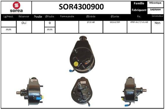 EAI SOR4300900 Насос гідропідсилювача керма SOR4300900: Купити в Україні - Добра ціна на EXIST.UA!