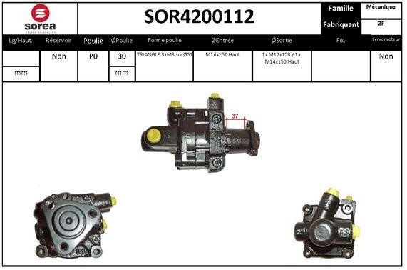 EAI SOR4200112 Насос гідропідсилювача керма SOR4200112: Купити в Україні - Добра ціна на EXIST.UA!