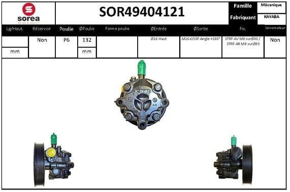 EAI SOR49404121 Насос гідропідсилювача керма SOR49404121: Приваблива ціна - Купити в Україні на EXIST.UA!