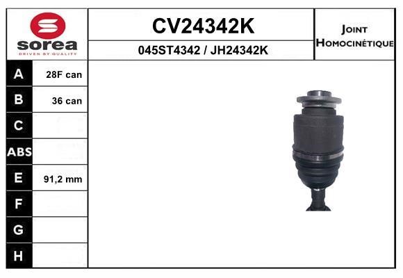 EAI CV24342K ШРКШ CV24342K: Купити в Україні - Добра ціна на EXIST.UA!