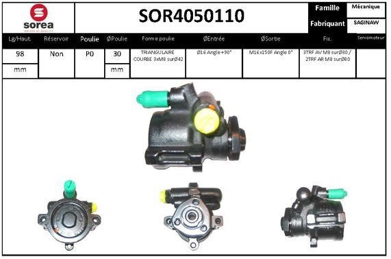 EAI SOR4050110 Насос гідропідсилювача керма SOR4050110: Купити в Україні - Добра ціна на EXIST.UA!
