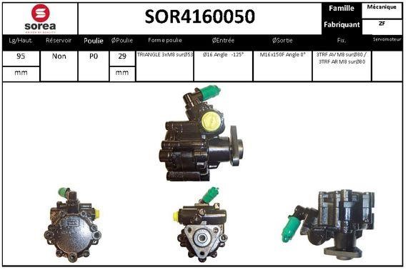 EAI SOR4160050 Насос гідропідсилювача керма SOR4160050: Купити в Україні - Добра ціна на EXIST.UA!