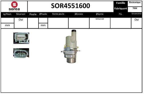 EAI SOR4551600 Насос гідропідсилювача керма SOR4551600: Купити в Україні - Добра ціна на EXIST.UA!