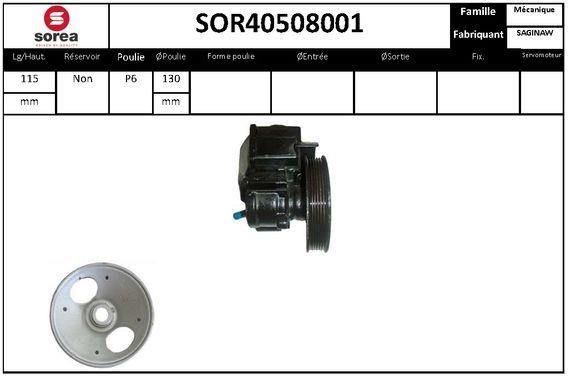 EAI SOR40508001 Насос гідропідсилювача керма SOR40508001: Купити в Україні - Добра ціна на EXIST.UA!