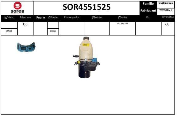 EAI SOR4551525 Насос гідропідсилювача керма SOR4551525: Купити в Україні - Добра ціна на EXIST.UA!