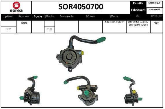 EAI SOR4050700 Насос гідропідсилювача керма SOR4050700: Купити в Україні - Добра ціна на EXIST.UA!
