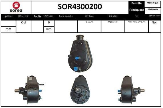 EAI SOR4300200 Насос гідропідсилювача керма SOR4300200: Купити в Україні - Добра ціна на EXIST.UA!