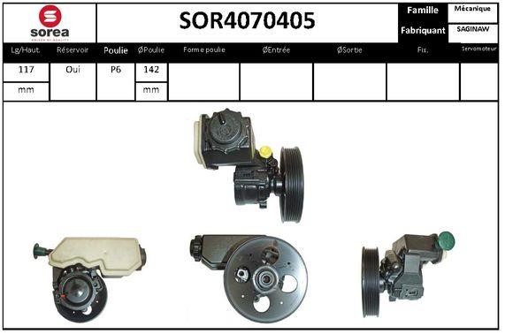 EAI SOR4070405 Насос гідропідсилювача керма SOR4070405: Купити в Україні - Добра ціна на EXIST.UA!