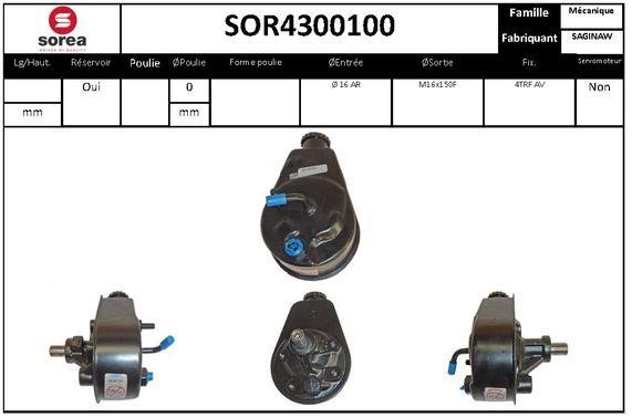 EAI SOR4300100 Насос гідропідсилювача керма SOR4300100: Купити в Україні - Добра ціна на EXIST.UA!