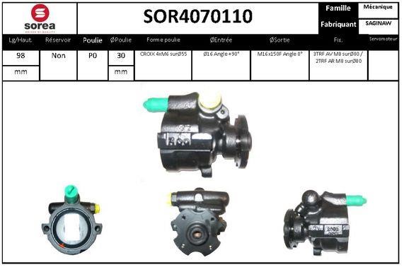 EAI SOR4070110 Насос гідропідсилювача керма SOR4070110: Купити в Україні - Добра ціна на EXIST.UA!