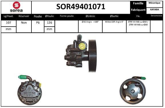EAI SOR49401071 Насос гідропідсилювача керма SOR49401071: Купити в Україні - Добра ціна на EXIST.UA!