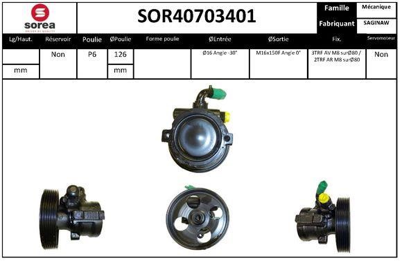 EAI SOR40703401 Насос гідропідсилювача керма SOR40703401: Купити в Україні - Добра ціна на EXIST.UA!