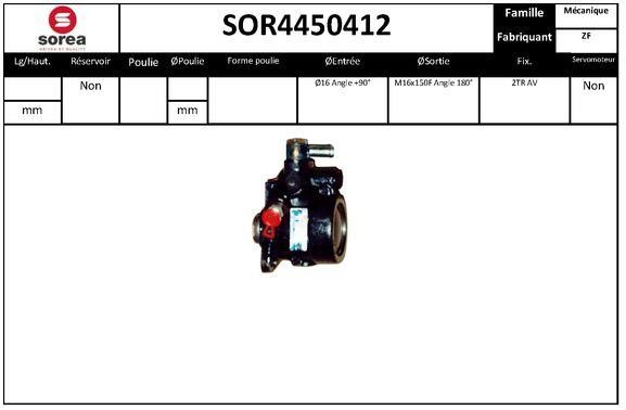 EAI SOR4450412 Насос гідропідсилювача керма SOR4450412: Купити в Україні - Добра ціна на EXIST.UA!