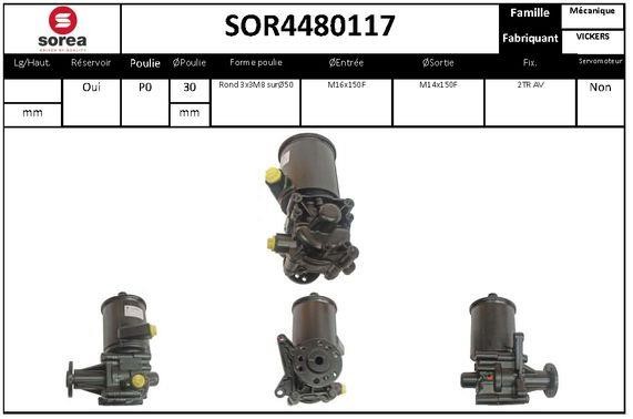 EAI SOR4480117 Насос гідропідсилювача керма SOR4480117: Купити в Україні - Добра ціна на EXIST.UA!