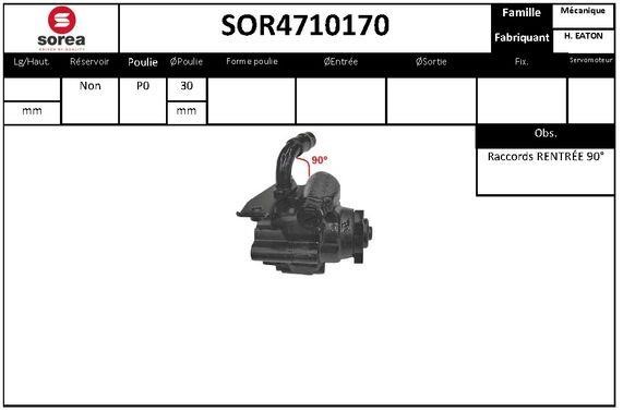 EAI SOR4710170 Насос гідропідсилювача керма SOR4710170: Купити в Україні - Добра ціна на EXIST.UA!