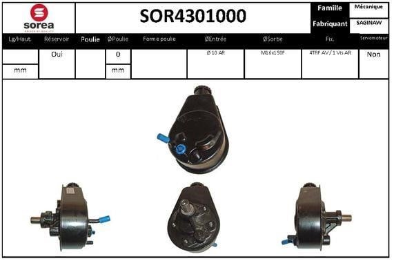 EAI SOR4301000 Насос гідропідсилювача керма SOR4301000: Купити в Україні - Добра ціна на EXIST.UA!
