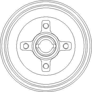 National NDR018 Барабан гальмівний задній NDR018: Купити в Україні - Добра ціна на EXIST.UA!