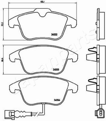 Купить Japanparts PA-0929AF по низкой цене в Украине!