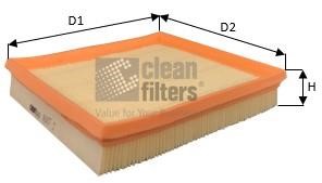 Clean filters MA3477 Повітряний фільтр MA3477: Купити в Україні - Добра ціна на EXIST.UA!