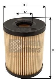 Clean filters ML4568 Фільтр масляний ML4568: Приваблива ціна - Купити в Україні на EXIST.UA!