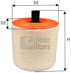 Clean filters MA3457 Повітряний фільтр MA3457: Купити в Україні - Добра ціна на EXIST.UA!