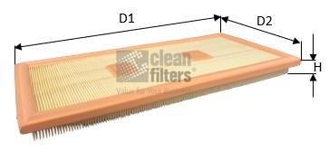 Clean filters MA3481 Повітряний фільтр MA3481: Купити в Україні - Добра ціна на EXIST.UA!