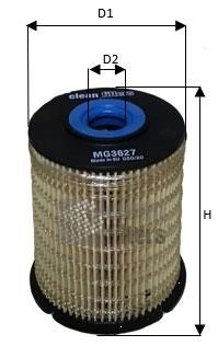 Clean filters MG3627 Фільтр палива MG3627: Купити в Україні - Добра ціна на EXIST.UA!