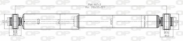 Open parts SAB8027.32 Амортизатор підвіскі задній газомасляний SAB802732: Купити в Україні - Добра ціна на EXIST.UA!