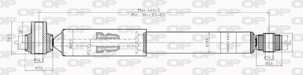 Open parts SAB8200.32 Амортизатор підвіскі задній газомасляний SAB820032: Купити в Україні - Добра ціна на EXIST.UA!
