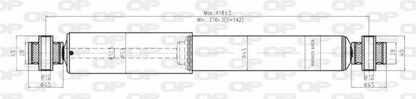 Open parts SAB8179.32 Амортизатор підвіскі задній газомасляний SAB817932: Купити в Україні - Добра ціна на EXIST.UA!