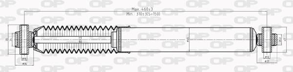 Open parts SAB8202.32 Амортизатор підвіскі задній газомасляний SAB820232: Купити в Україні - Добра ціна на EXIST.UA!