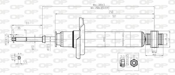Open parts SAB8102.32 Амортизатор підвіскі задній газомасляний SAB810232: Купити в Україні - Добра ціна на EXIST.UA!