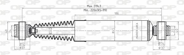 Open parts SAB8175.32 Амортизатор підвіскі задній газомасляний SAB817532: Купити в Україні - Добра ціна на EXIST.UA!