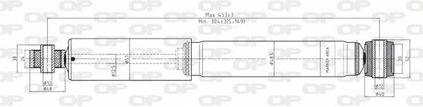 Open parts SAB8089.32 Амортизатор підвіскі задній газомасляний SAB808932: Купити в Україні - Добра ціна на EXIST.UA!
