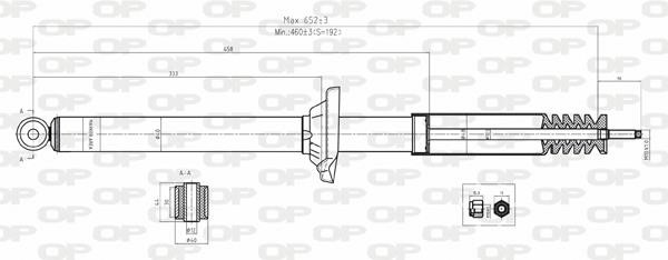 Open parts SAB8048.32 Амортизатор підвіскі задній газомасляний SAB804832: Купити в Україні - Добра ціна на EXIST.UA!