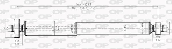 Open parts SAB8204.32 Амортизатор підвіскі задній газомасляний SAB820432: Купити в Україні - Добра ціна на EXIST.UA!